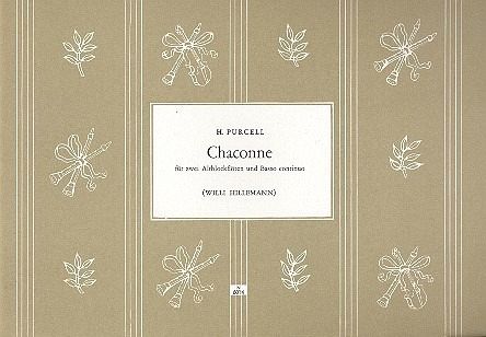 Chaconne für 2 Altblockflöten und Bc Partitur und 2 Stimmen