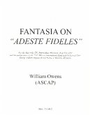 Fantasia on Adeste Fideles for concert band score and parts