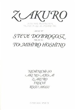 Zakuro for mixed chorus, piano, bass and hand drums score