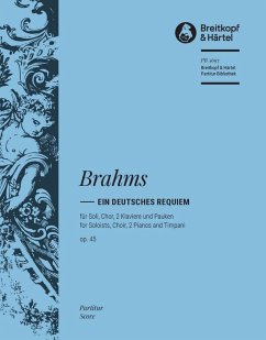 Cover Ein Deutsches Requiem op. 45 für Soli, Chor, 2 Klaviere und Pauken