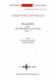 Allegro aus 24 Pičces de Clavecin op.1 (+CD) für Piccoloflöte und Klavier Piccoloflötenstimme mit Playalong CD Allegro aus 24 Pičces de Clavecin op.1 (+CD) für Piccoloflöte und Klavier Piccoloflötenstimme mit Playalong CD