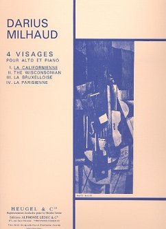 Cover La Californienne pour alto et piano 4 visages no.1