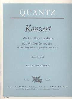 Cover Konzert c-Moll für Flöte und Streichorchester für Flöte und Klavier