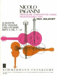Cover 12 Duette Band 2 für Violine und Gitarre