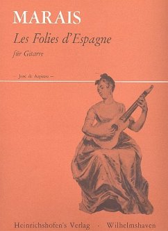 Cover Les Folies d'Espagne Thema und Variationen für Gitarre
