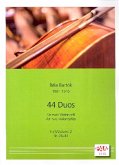 44 Duos Band 2 (Nr.26-44) für 2 Violoncelli Spielpartitur