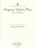 Hungarian Verbunk Music from Pannonia for clarinet and piano Hungarian Verbunk Music from Pannonia for clarinet and piano