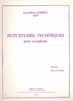 Cover 8 Études techniques op.8 pour saxophone