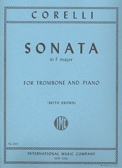 Cover Sonata F major no.10 for trombone and piano