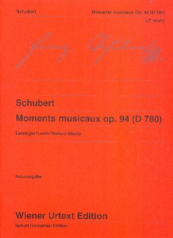 Moments musicaux op.94 D870 für Klavier