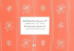 Cover Das Blockflötenquartett Band 4 Partitur und Stimmen