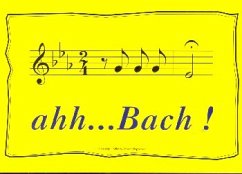 Cover Postkarte, GELB Ahh... Bach (10er Pack)
