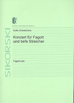Cover Konzert für Fagott und tiefe Streicher Fagott solo