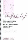 Aus der Lyrik Baratynskis op.125 Liederzyklus für Baß und Klavier (russ. / kyr) Aus der Lyrik Baratynskis op.125 Liederzyklus für Baß und Klavier (russ. / kyr)