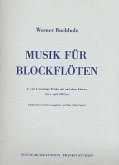 Musik für Blockflöten 2-3stimmige Stücke mit und ohne Klavier Musik für Blockflöten 2-3stimmige Stücke mit und ohne Klavier