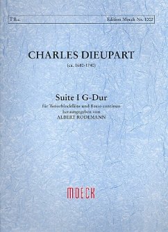 Cover Suite G-Dur Nr.1 für Tenorblockflöte und Bc