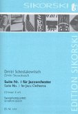 Suite Nr.1 für Jazzorchester für 4 Saxophone (SATBar) Partitur und Stimmen