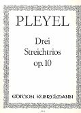 3 concertante Trios op.10 für Streichtrio, Stimmen 3 concertante Trios op.10 für Streichtrio, Stimmen
