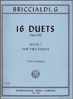 16 Duets op.132 vol.1 (1-8) for 2 flutes, score 16 Duets op.132 vol.1 (1-8) for 2 flutes, score