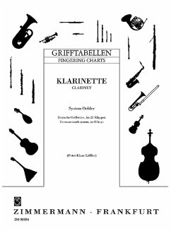 Grifftabelle für Klarinette System Öhler