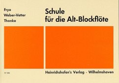Cover Schule für die Alt-Blockflöte