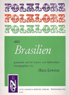 Cover Folklore aus Brasilien für Sopran- und Altblockflöte Partitur
