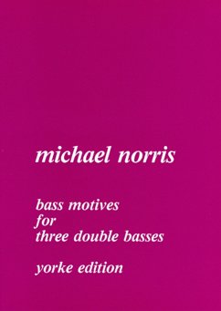Cover Bass Motives for 3 double basses score and parts