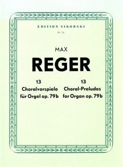 Cover 13 Choralvorspiele op.79b für Orgel