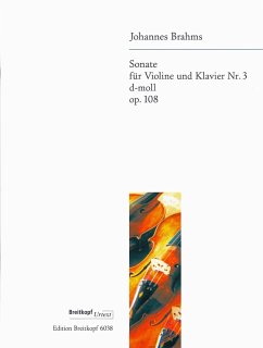 Cover Sonate d-Moll Nr.3 op.108 für Violine und Klavier