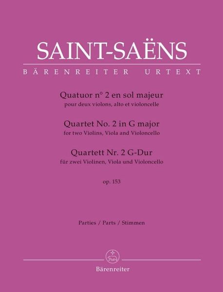 Streichquartett Nr. 2 G-Dur op. 153 Streichquartett Nr. 2 G-Dur op. 153