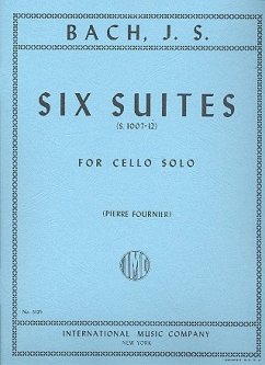 Cover 6 Suites BWV1007-1012 for violoncello solo