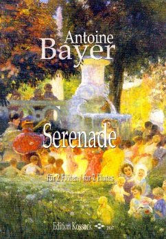 Cover Serenade op.6 für 2 Flöten Partitur und Stimme