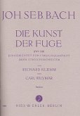 Die Kunst der Fuge für Streichquartett (Streichorchester) Partitur Die Kunst der Fuge für Streichquartett (Streichorchester) Partitur