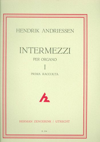 Intermezzi vol.1 for organ