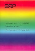 Spirals for percussion quartet score Spirals for percussion quartet score