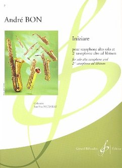 Cover Iniziaire für 1-2 Altsaxophone Spielpartitur
