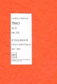 Trio G-Dur op.25 für 2 Violinen, Viola oder Violoncello Partitur und Stimmen Trio G-Dur op.25 für 2 Violinen, Viola oder Violoncello Partitur und Stimmen
