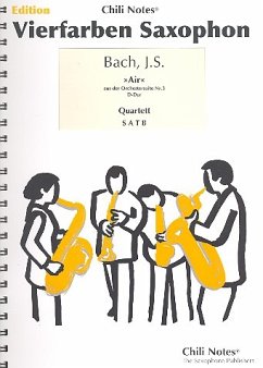 Cover Air für Saxophon Quartett (SATB) Partitur und Stimmen