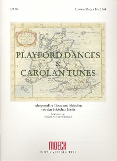 Cover Playford Dances and Carolan Tunes für Blockflöten (S/A) und Bc