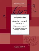 Avant de mourir. Klarinette in B und Klavier