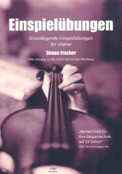 Cover Einspielübungen für Violine (dt)