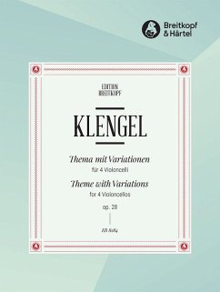 Cover Thema mit Variationen op.28 für 4 Violoncelli Stimmen