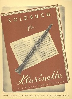 Cover Solobuch für Klarinette und Klavier Klavierbegleitung