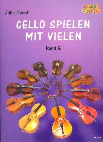 Cello spielen mit vielen Band 5 für 4 Violoncelli Partitur und Stimmen