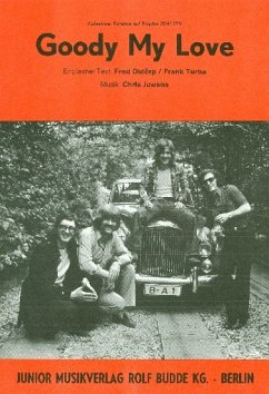 Cover Goody My Love Einzelausgabe Gesang und Klavier