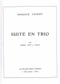 Suite en trio for flute, viola and flute score and parts