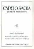 Pastores dum custodistis für Sopran (Tenor) und Bc