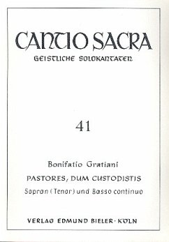 Cover Pastores dum custodistis für Sopran (Tenor) und Bc