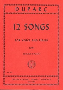 12 Songs for low voice and piano (fr/en) 12 Songs for low voice and piano (fr/en)