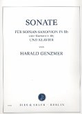 Sonate für Sopransaxophon und Klavier Sonate für Sopransaxophon und Klavier